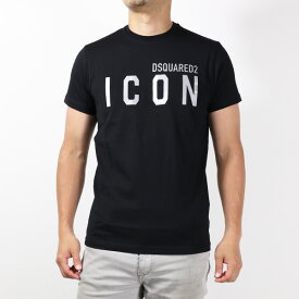DSQUARED2 ディースクエアード ICON T-SHIRTS Tシャツ 半袖 クルーネック ロゴT コットン キッズ 男の子 メンズ 大人も可 DQ1697D00MM