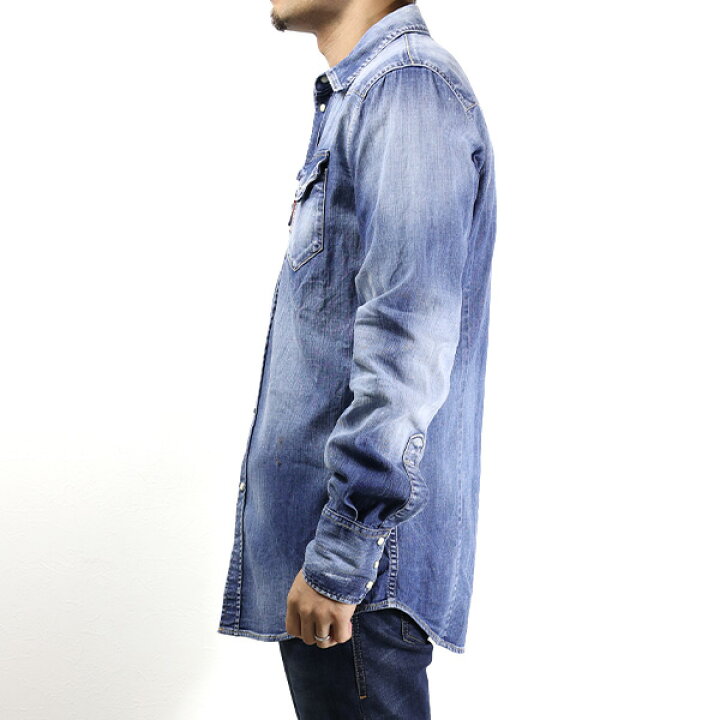 楽天市場】Dsquared2 ディースクエアード DENIM SHIRT デニムシャツ 