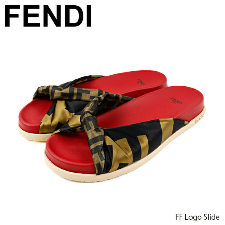 楽天市場】FENDI フェンディ FF Logo Slide FFロゴ スライド  