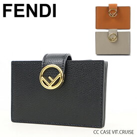 FENDI フェンディ CC CASE VIT.CRUISE エフイズフェンディ アコーディオン型 レザー カードケース クレジットカードケース レディース 8M0301 A18B F0TUD FOKUR