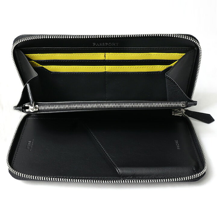 楽天市場】FENDI フェンディ FF Logo Zip Around Wallet 7M0276 A8VC 