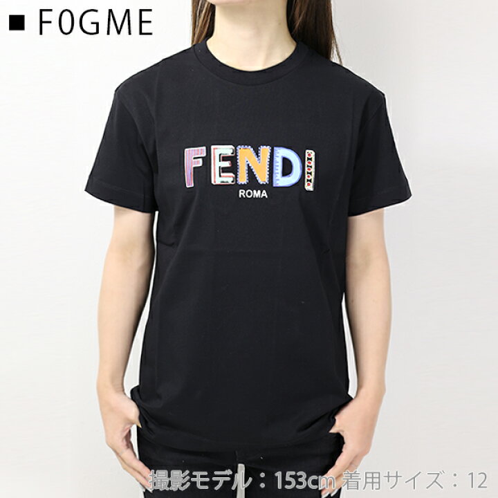 フェンディ FENDI Tシャツ カットソー 半袖 柄 マルチカラー 93549  