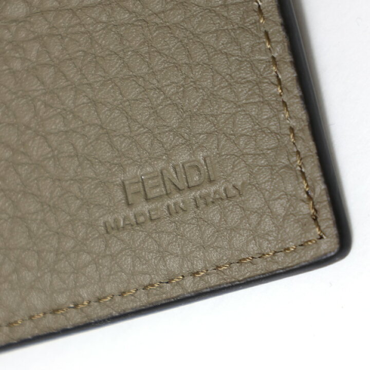 楽天市場】FENDI フェンディ FF Logo Bi-Fold Wallet 二つ折り財布 