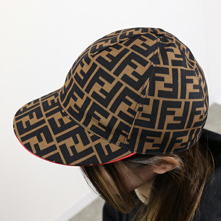 楽天市場】FENDI フェンディ Fendirama Baseball Cap キャップ ベース 