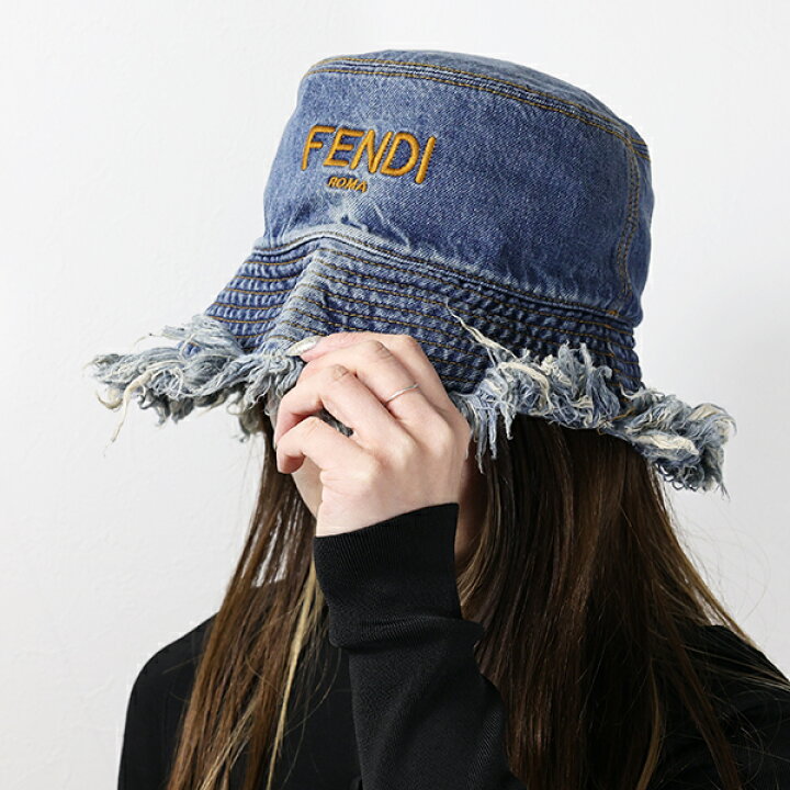 楽天市場】FENDI フェンディ Denim Backet Hat バケットハット ハット 