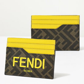 FENDI フェンディ CREDIT CARD カードケース 名刺入れ レザー 本革 FFロゴ メンズ 7M0333AJJ5