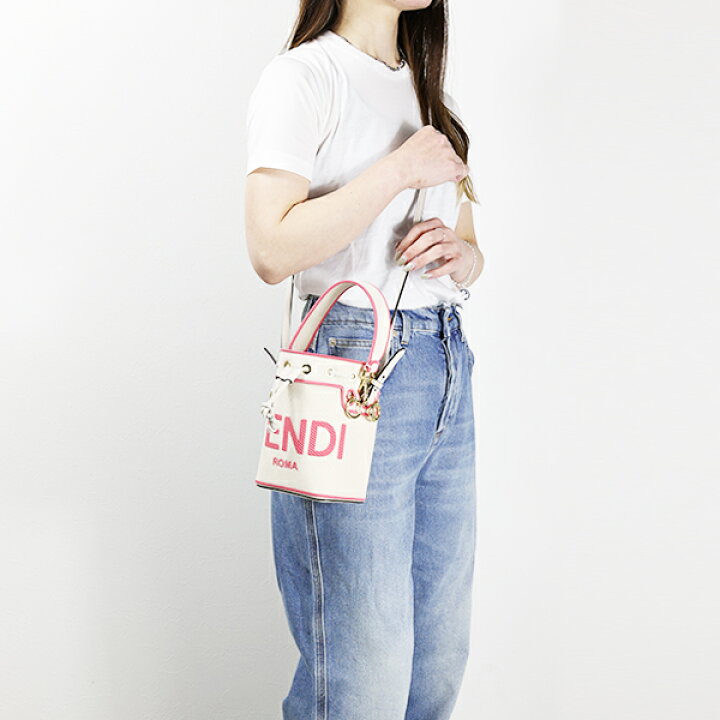 楽天市場】FENDI フェンディ BUCKET BAG ドローストリング バケット 