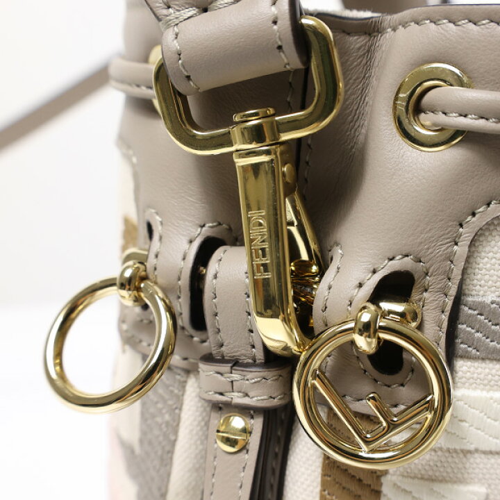 楽天市場】FENDI フェンディ Mon Tresor Mini Canvas Bucket Bag モン 