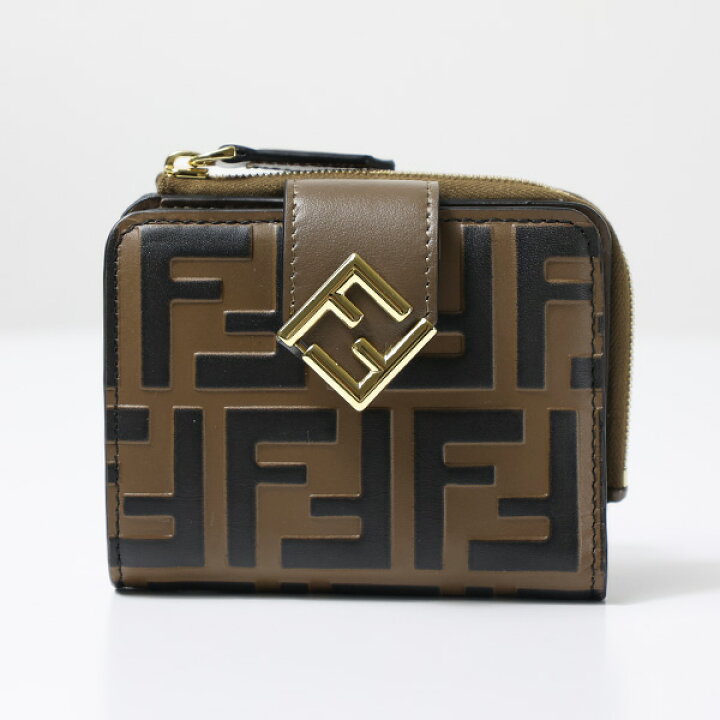 楽天市場】FENDI フェンディ FF Logo Bi-Fold Wallet FFダイヤモンド 