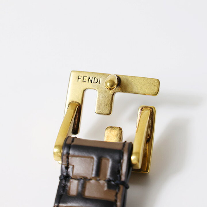 楽天市場】FENDI フェンディ FF Logo Belt ベルト FF柄 FFバックル  