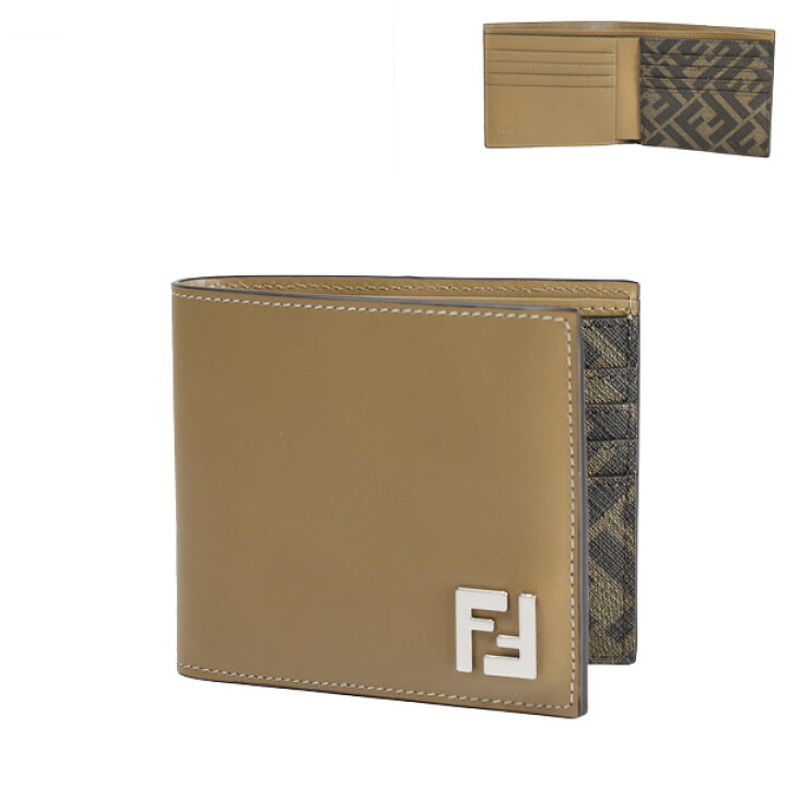 楽天市場】FENDI フェンディ FF Logo Bi-Fold Wallet 折りたたみ財布  