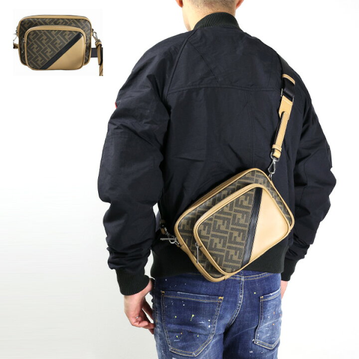 楽天市場】FENDI フェンディ FENDI Diagonal Duo Camera Case ベルト 