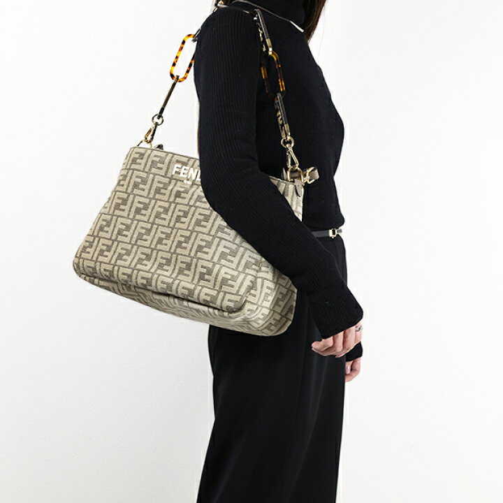 楽天市場】FENDI フェンディ O Lock Zip Shoulder Bag ハンドバッグ 