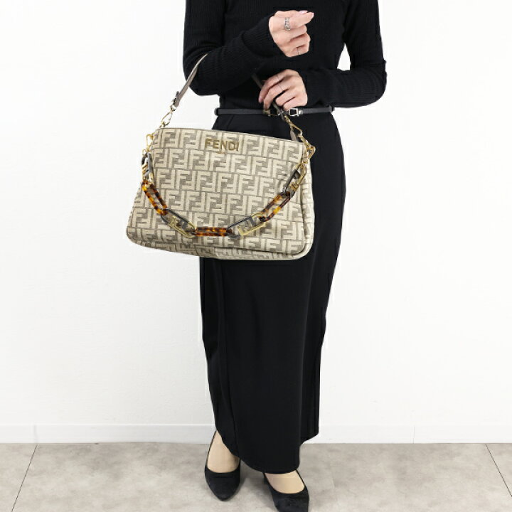 楽天市場】FENDI フェンディ O Lock Zip Shoulder Bag ハンドバッグ 