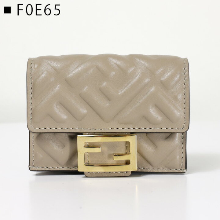 楽天市場】FENDI フェンディ MICRO TRI-FOLD WALLET 三つ折り財布  