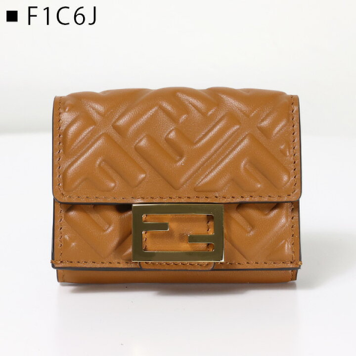 楽天市場】FENDI フェンディ MICRO TRI-FOLD WALLET 三つ折り財布  