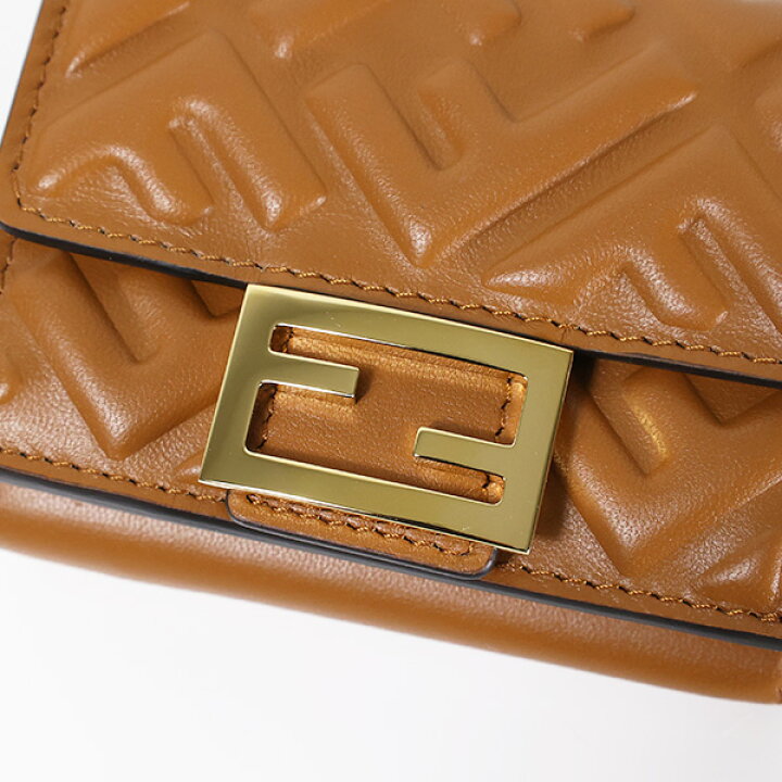 楽天市場】FENDI フェンディ MICRO TRI-FOLD WALLET 三つ折り財布 