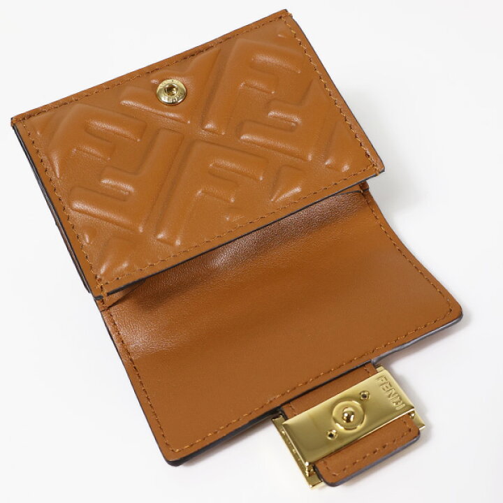 楽天市場】FENDI フェンディ MICRO TRI-FOLD WALLET 三つ折り財布  