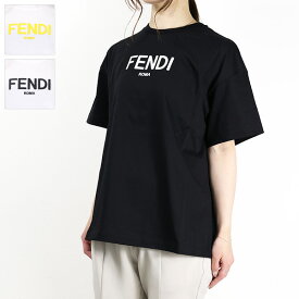 FENDI フェンディ FENDI KIDS CREWNECK T-SHIRTS Tシャツ コットン 半袖 クルーネック コットン キッズ 女の子 大人もOK レディース JUI137 7AJ