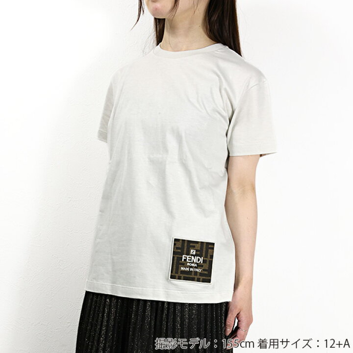 楽天市場】FENDI フェンディ FENDI KIDSFF LOGO PATCH T-SHIT Tシャツ 