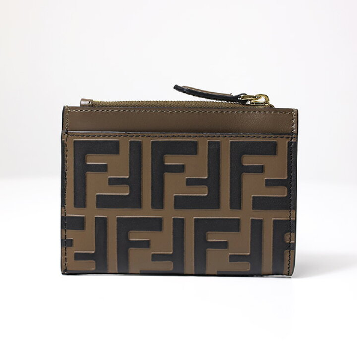 楽天市場】FENDI フェンディ FF Diamonds Zip Card Case FF 