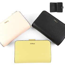 FURLA フルラ FURLA BABYLON M COMPACT WALLET PCX9UNO HSF000 MIM00 O6000 PER00 バビロン コンパクト ウォレット ロゴ ミニ財布 二つ折り財布 レディース