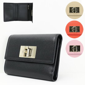 FURLA フルラ 1927 M TRI-FOLD WALLET PCW4 ARE 1048678 1056481 1056483 1056485 三つ折り財布 コンパクト ロゴ 本革 エレガント キレカジ レディース