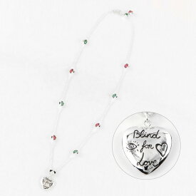 【5/31迄！SNSフォロワーさん限定 5％OFFクーポン発行中】《返品交換不可》GUCCI グッチ Blind For Love Necklace Heart ブラインドフォーラブ ネックレス ハート〔YBB50217400100U〕