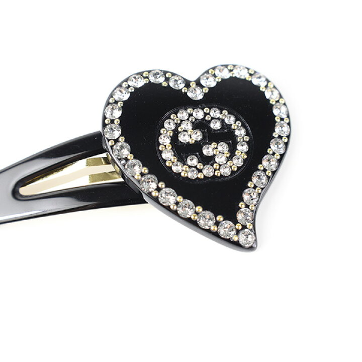 楽天市場】GUCCI グッチ Interlocking G Heart Hair Clip インター 
