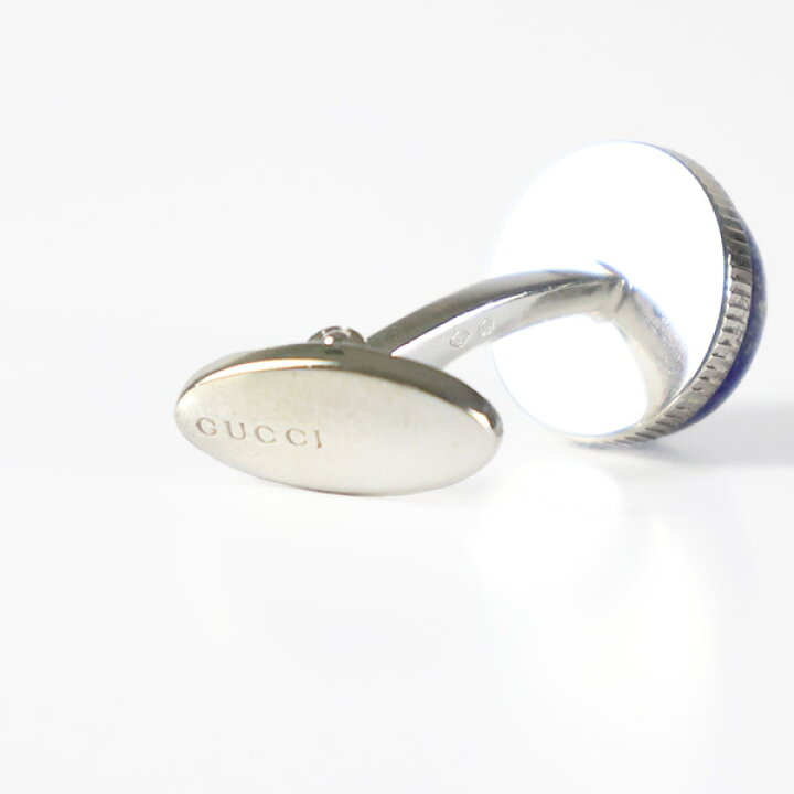 楽天市場】GUCCI グッチ カフスボタン Interlocking G Lapis Cufflinks  