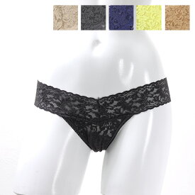 【返品交換不可】【ネコポス配送：1点迄】hanky panky ハンキーパンキー Signature Lace Low Rise Thong シグニチャー レース ローライズ Tバッグ 花柄 アンダーウェア 下着 レディース 4911