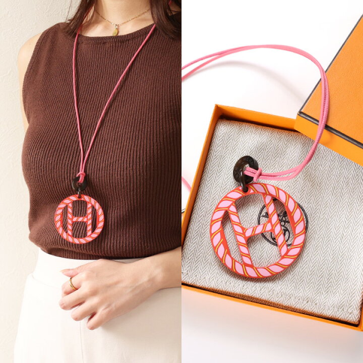 楽天市場】HERMES エルメス ネックレス H Equipe Nautique Nacklace H 