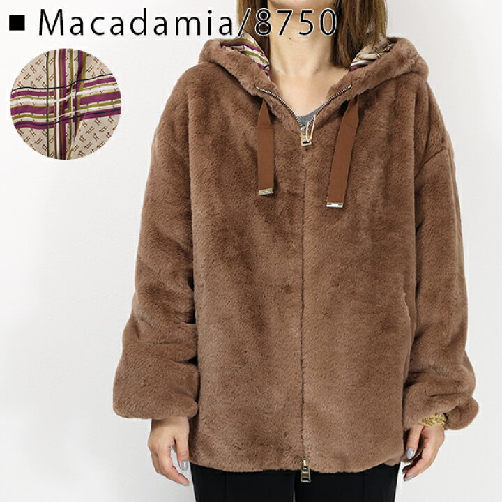 楽天市場】HERNO ヘルノ Eco Fur Jacket ファージャケット フーテッド 