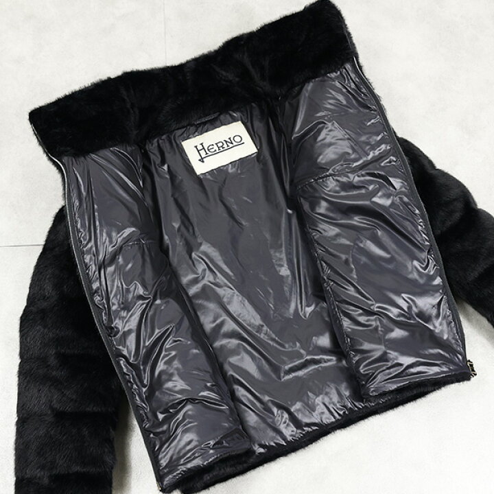 楽天市場】HERNO ヘルノ Eco Fur Down Jacket エコファー ダウン 