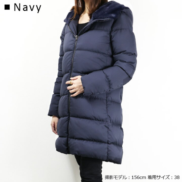 楽天市場】HERNO ヘルノ A-Shape Fur Down Jacket ダウンジャケット A 