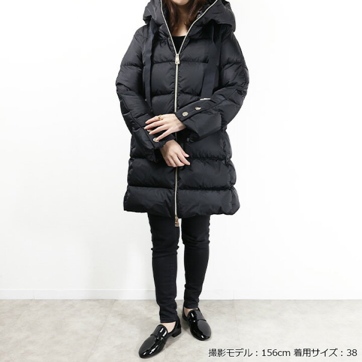 楽天市場】HERNO ヘルノ A-Shape Satin Down Coat ダウンコート サテン 