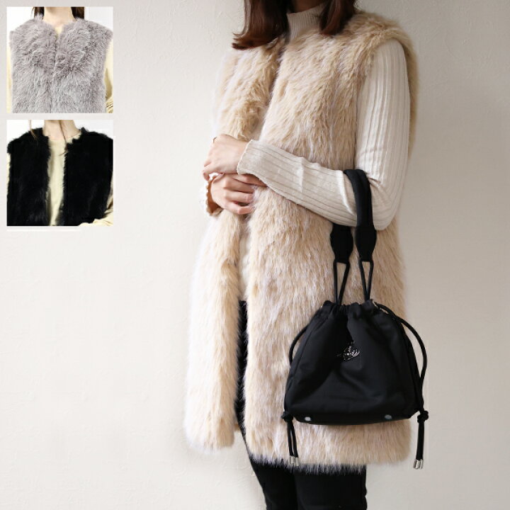 楽天市場】HERNO ヘルノ ファーベスト Resort Fur Long Vest リゾート 