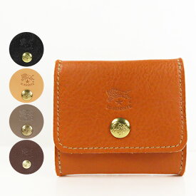 【5/31迄！SNSフォロワーさん限定 5％OFFクーポン発行中】IL BISONTE イルビゾンテ COIN CASE SCP020 PV0005 NA106B CA101B BK110B GY103B BW129B C0774 P コインケース ロゴ レザー メンズ レディース ユニセックス　C0774 P