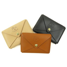 IL BISONTE イルビゾンテ CARD CASE カードケース コインケース 名刺入れ 牛革 レディース メンズ ユニセックス SCC031 PG0001 NA106B BK109B CA101B　C0854