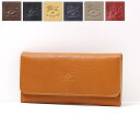IL BISONTE イルビゾンテ CONTINENTAL WALLET SCW009 PV0005 CA101B BW129B NA106B BL101B BK110B GY103B メンズ レディース 長財布 折りたたみ財布 小銭入れあり レザー ユニセックス LaG Onlinestore