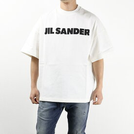 JIL SANDER ジルサンダー LOGO T-SHIRTS Tシャツ 半袖 クルーネック ロゴT オーバーサイズ ロゴプリント メンズ J21GC0001 J45148