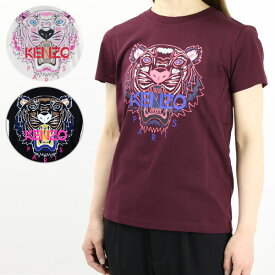 【5/31迄！SNSフォロワーさん限定 5％OFFクーポン発行中】KENZO ケンゾー KENZO CLASSIC TIGER T-SHIRT F962TS7214YB 01 99 クラシックタイガーTシャツ 半袖 クルーネック レディース