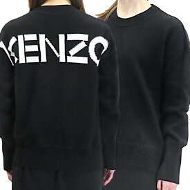 【3月31迄！タイムセール価格！】KENZO ケンゾー SPORT JUMPER SWEATER F962TO496814 99 ニット セーター カジュアル キレカジ シンプル ロゴ 長袖 レディース