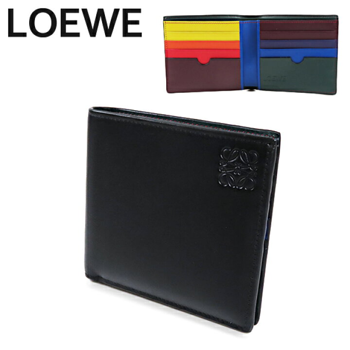 楽天市場 Loewe ロエベ Rainbow Bifold Wallet レインボー ビフォルド 二つ折り財布 コンパクト財布 ロゴ メンズ s302 9991 Mluti Lag Onlinestore 楽天市場店