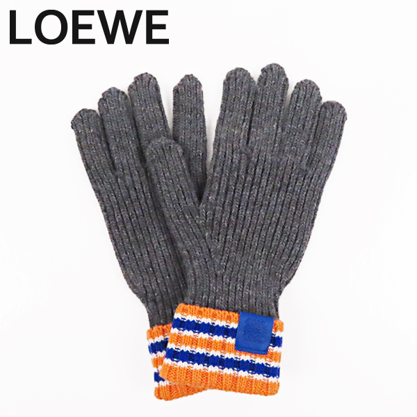爆売り 定番のお歳暮 冬ギフト LOEWE ロエベ Strip Gloves F000487XB7 9177 手袋 ニット グローブ 防寒 ウール メンズ ckseaveylaw.com ckseaveylaw.com