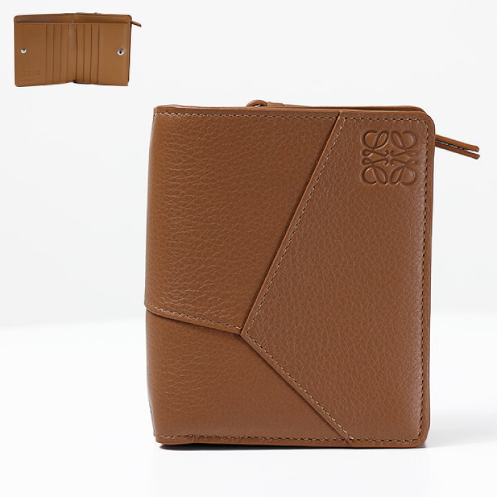 楽天市場】LOEWE ロエベ Puzzle Edge Compact Zip Wallet 二つ折り財布  