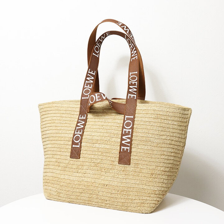 楽天市場】LOEWE ロエベ RAFFIA SHOPPER フォールドショッパー かご  