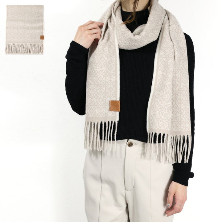 楽天市場】LOEWE ロエベ Anagram Scarf マフラー ストール スカーフ  