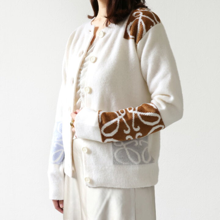 楽天市場】LOEWE ロエベ ANAGRAM WOOL CARDIGAN カーディガン ウール  