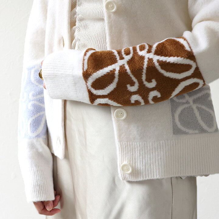 楽天市場】LOEWE ロエベ ANAGRAM WOOL CARDIGAN カーディガン ウール 